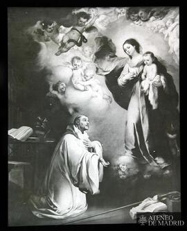 Madrid. Museo del Prado. Murillo: "Aparición de la Virgen a San Bernardo"