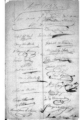1847, lista de socios que ingresan en la 4ª Sección