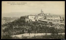 Tarjeta postal de vista panorámica de la Cartuja de Florencia o Certosa del Galluzzo editada por ...