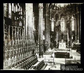 Interior de la catedral de Barcelona