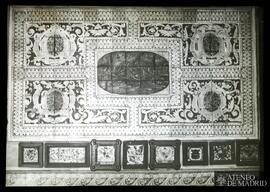 Cuadro de azulejos policromados, este perteneció a una de las estancias del palacio de Frías de O...