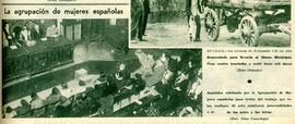 1931-12-06. Fotografía del acto de la Liga internacional y Cruzada de mujeres españolas. Ahora (M...