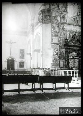 Interior de la Iglesia del  Monasterio de Santa María de Huerta (Soria).