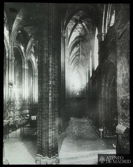 Interior de la Catedral de Barcelona.