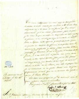 1842-02-21. Carta de Serafín Estébanez Calderón