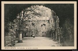 Postal de la Rittersaal o Sala de los Caballeros en el Alten Schloss o Castillo de Baden-Baden ed...