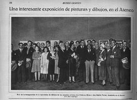 1931-06-03. Exposición de Federico Rivas y Emilio Ferrer. Mundo Gráfico (Madrid)