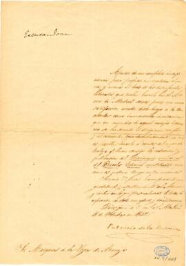 1852-10-11. Carta de Patricio de la Escosura