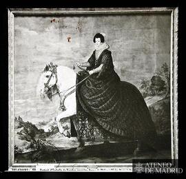 
Madrid. Museo del Prado. Velázquez y colaboradores: "Isabel de Borbón, a caballo" (h. ...
