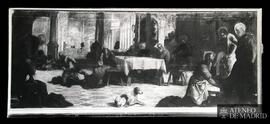 
Madrid. Museo del Prado. Tintoretto. "El lavatorio" (h. 1548)  (antiguamente en las Sa...