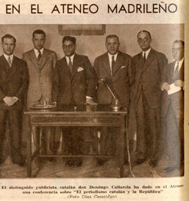 1931-07-11. Fotografía de la conferencia de Domingo Callarola. Ahora (Madrid)