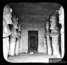 
Interior del templo de Abu Simbel
