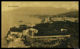 Tarjeta postal de vista panorámica de Sorrento editada por Alterocca en Terni