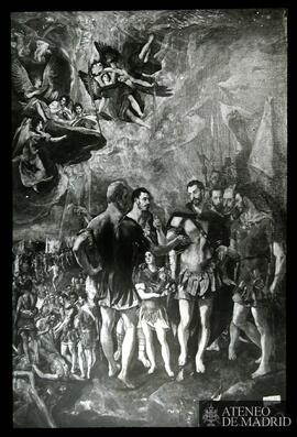 Monasterio de San Lorenzo de El Escorial. El Greco: "El martirio de San Mauricio"