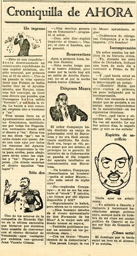 1931-06-23. Anécdota de un loco en el Ateneo. Ahora (Madrid)