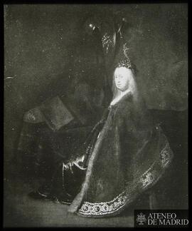 
Berlín. Museo del Estado, Gemäldegalerie. Rembrandt: "Figura femenina con capa e instrument...
