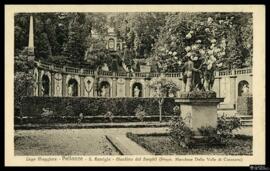 Tarjeta postal del Giardino dei Sospiri, propiedad del Marchese Della Valle di Casanova, en San R...