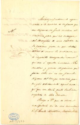 1855-12-14. Carta de Pedro Gómez de la Serna