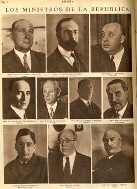 1931-04-15. Los ministros de la República. Ahora (Madrid)