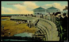 Tarjeta postal a color del Westbrook Pavilion de Margate editada por Polden & Hogben en la mi...