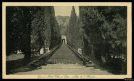 Tarjeta postal de la Allée de l’Hercule del Grand Hôtel Villa d’Este en Cernobbio