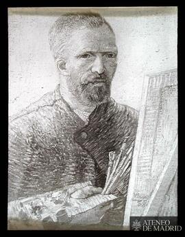 
Ámsterdam. Rijksmuseum Vicent van Gogh. Van Gogh, Vincent: "Autorretrato de comienzos de 18...