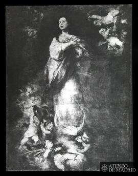 
Sevilla. Museo Provincial. Murillo, Bartolomé Esteban: "La Concepción de la Virgen rodeada ...