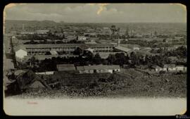 Tarjeta postal de vista panorámica de La Serena editada por Eggers & Cia. en Valparaiso