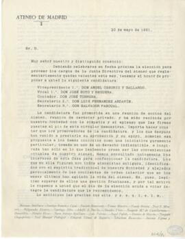 1921-05-20. Circular de propuesta de candidatura